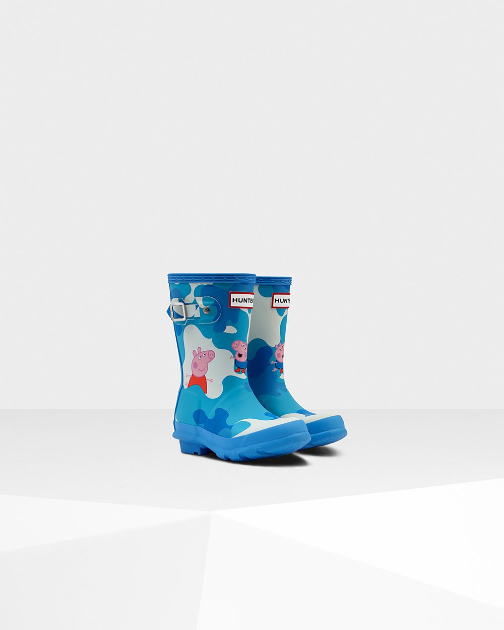 Botas de Lluvia Hunter Niños - Original Little Peppa Pig - Azules - CJFWQNM-86